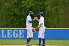 Baseball vs CGA  Wheaton College Baseball vs Coast Guard Academy during game one of the NEWMAC semi-finals playoffs. - (Photo by Keith Nordstrom) : Wheaton, baseball, NEWMAC